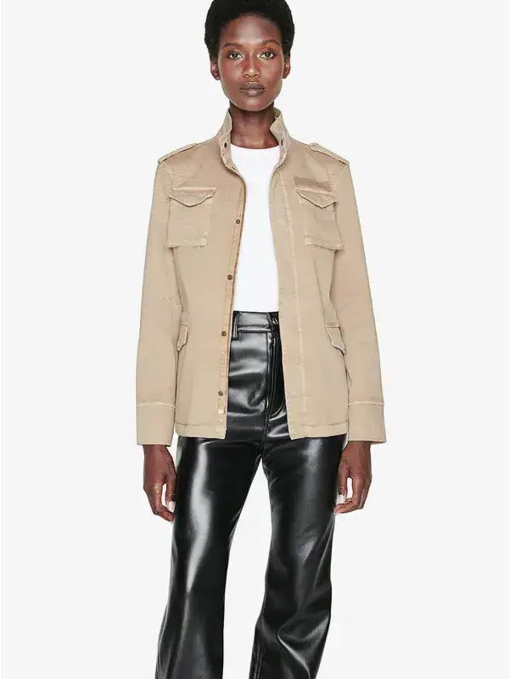 Anine Bing Light Sage Utility Jacket